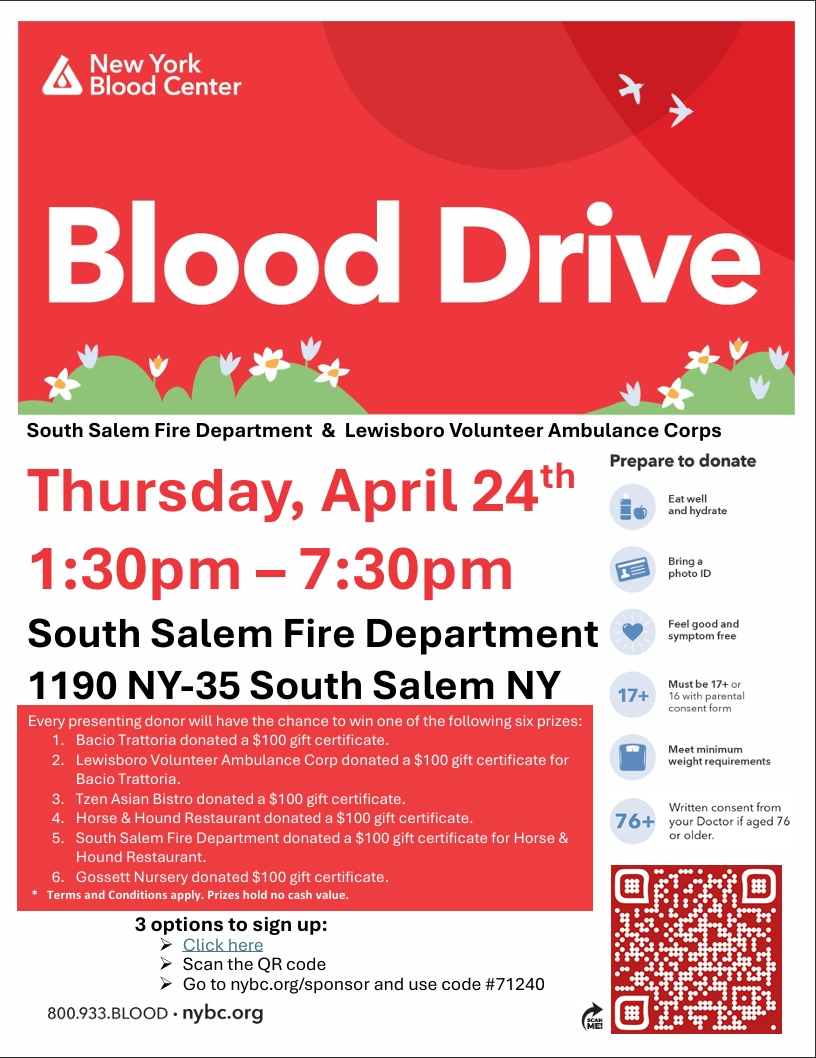 Blood Drive Flyer