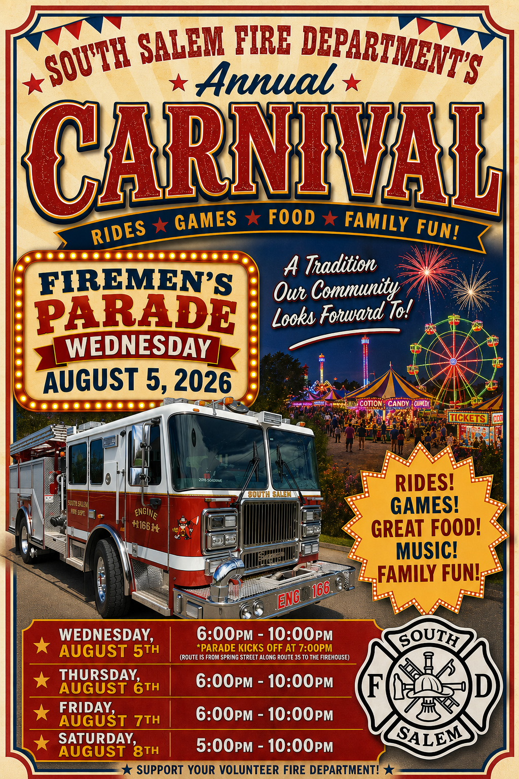 2026 Carnival Flyer