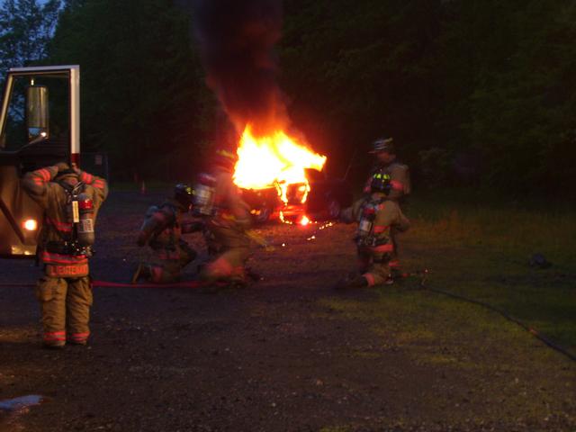 Car Fire/Extrication Drill