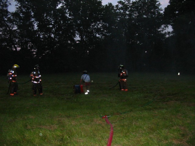 Monday night drill "Hose Hockey" June 30, 2008.