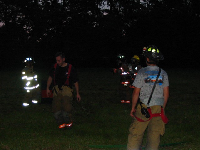 Monday night drill "Hose Hockey" June 30, 2008.