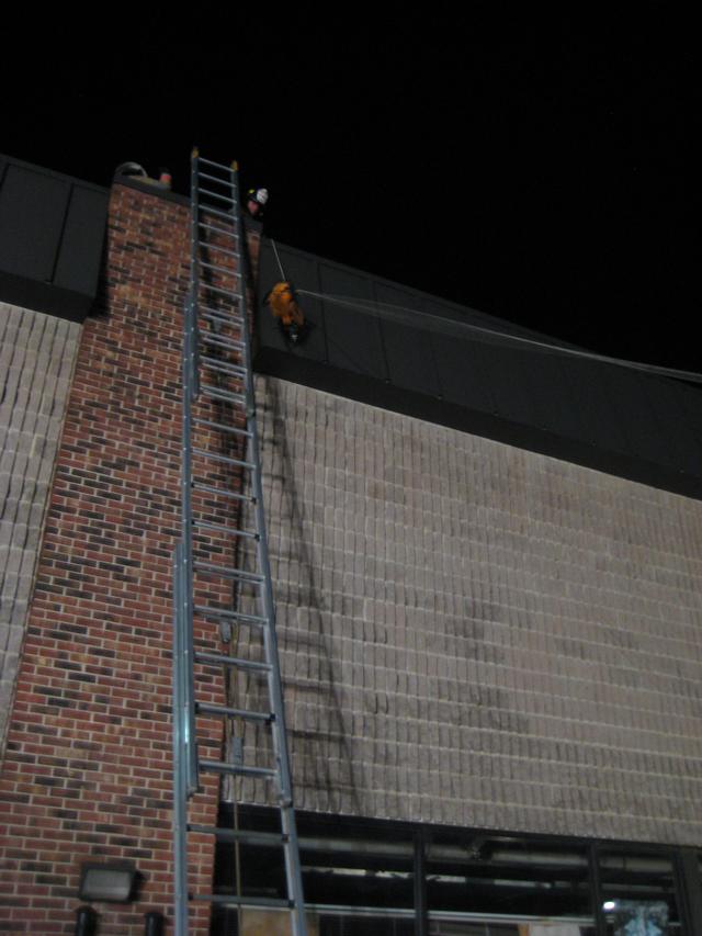 Ladder Drill Rear of Shopping Center 04/25/11.