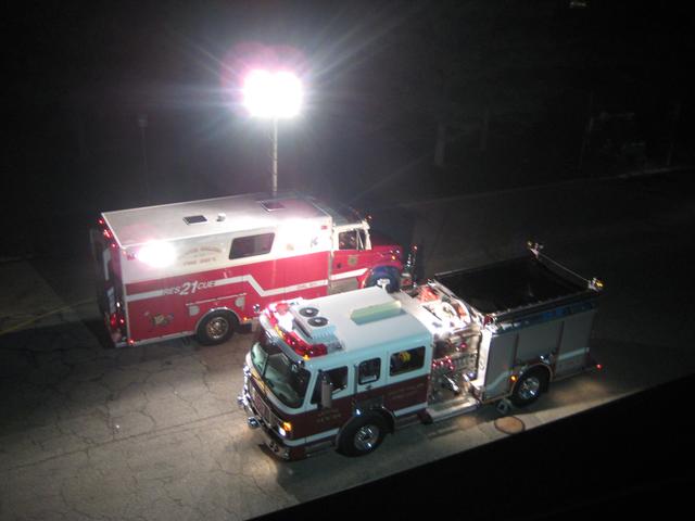 Ladder Drill Rear of Shopping Center 04/25/11.